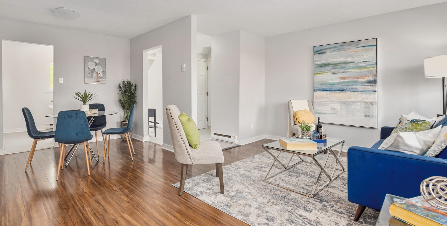 staged living room               nepean